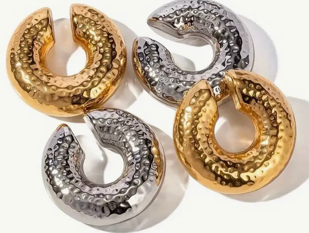 Texturized Medium Ear Cuffs (Varios Estilos)