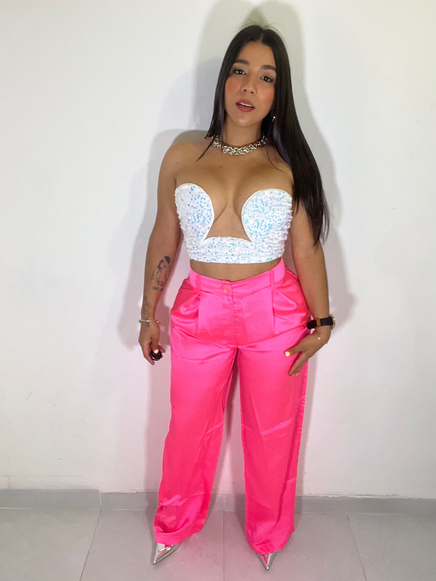 Barbie Pink Satin Pants