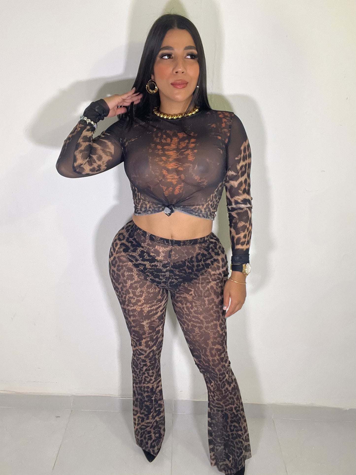 Leopard Mesh Set