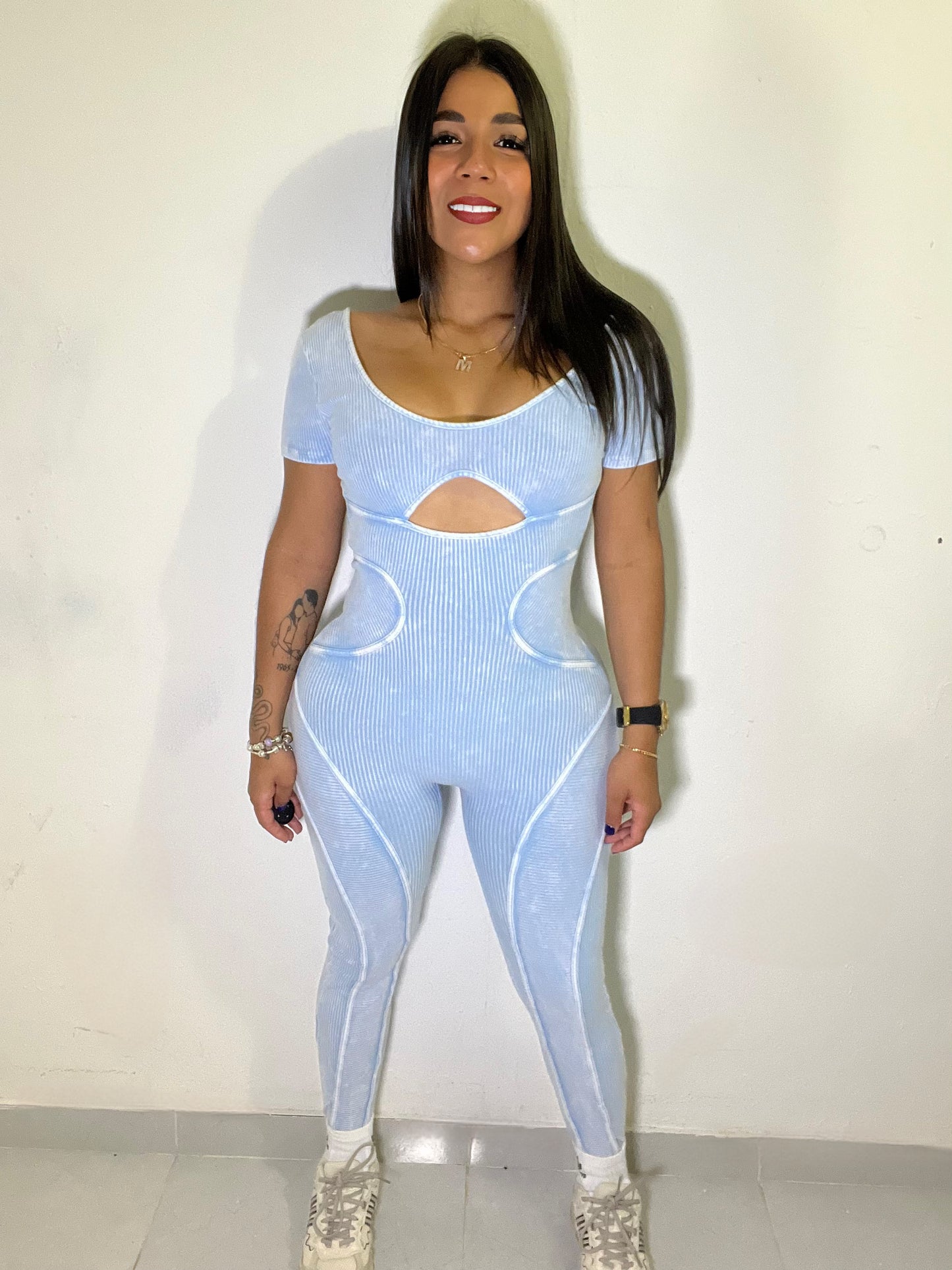 Sky Blue Jumpsuit