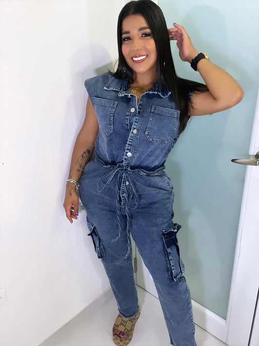 Julieta Denim Jumpsuit