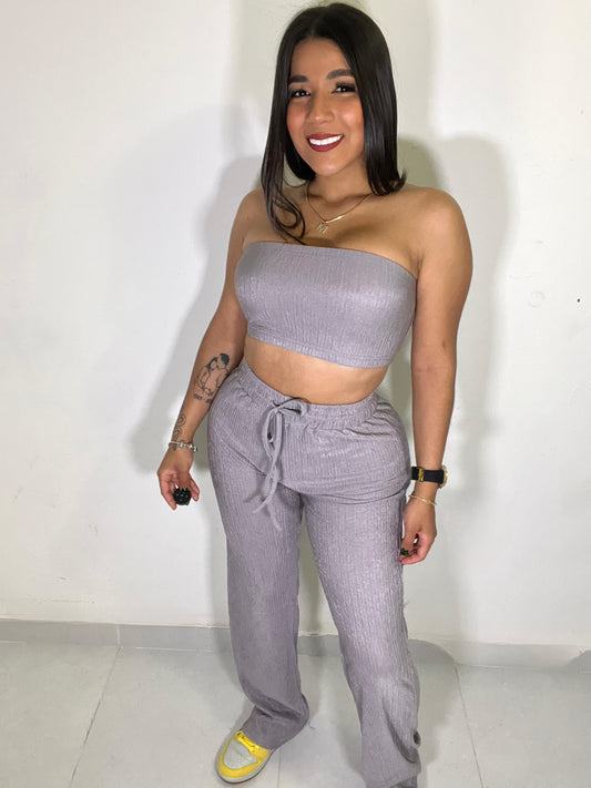 Habibi Gray Comfy Set