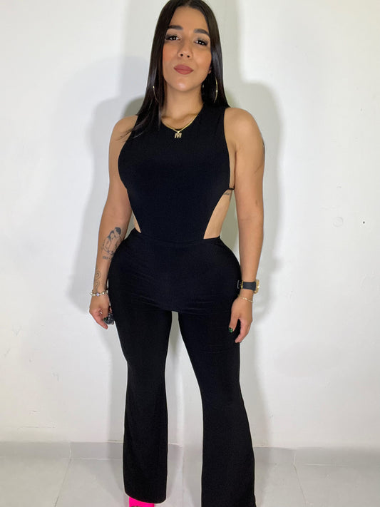 Xio Black Jumpsuit