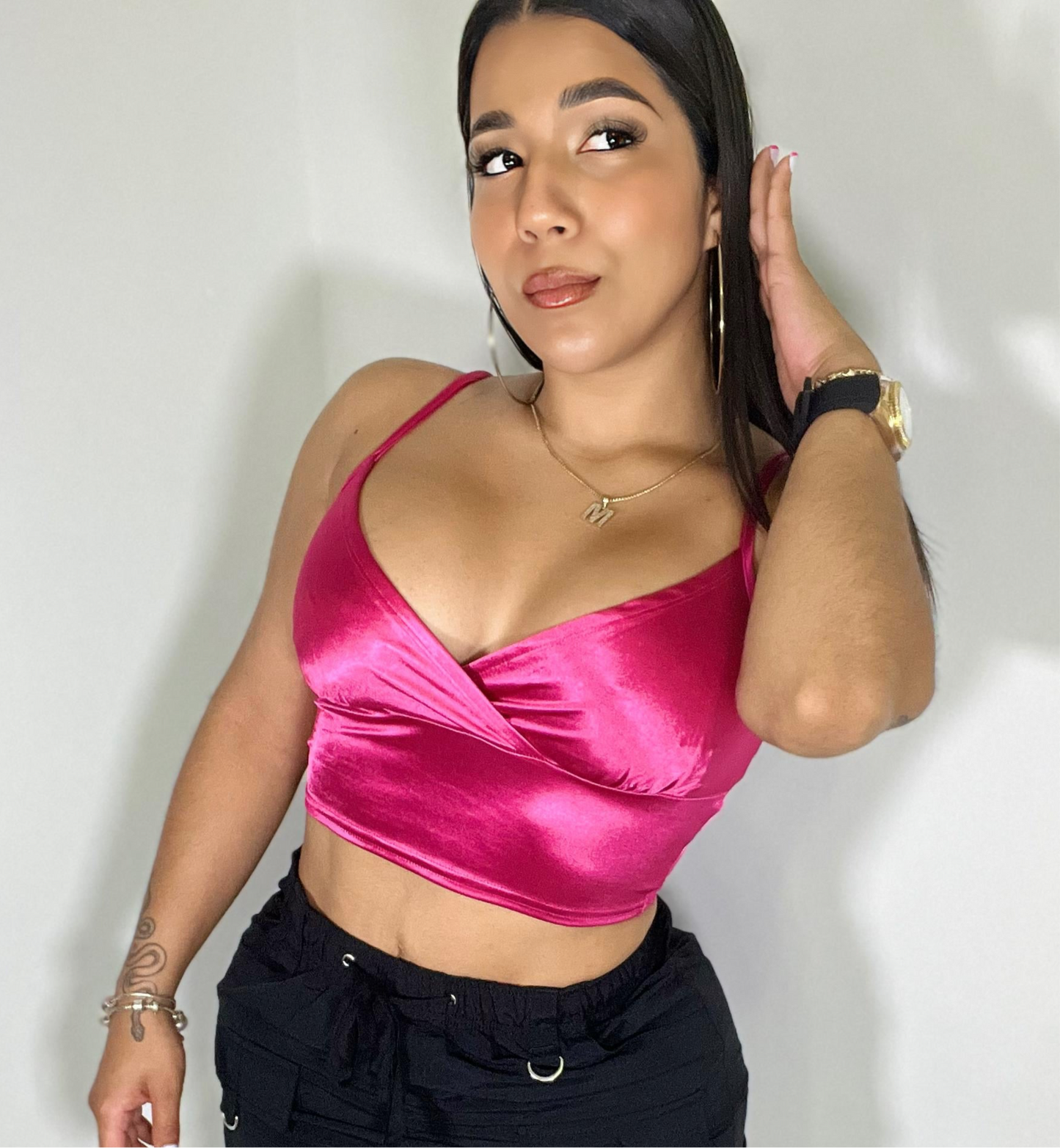 Hot Pink Basic Top